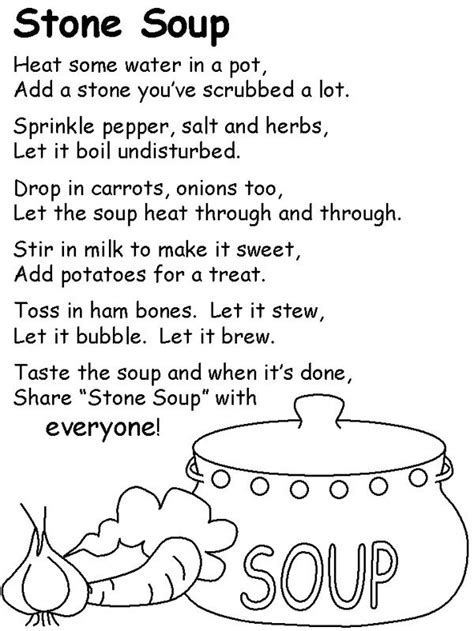 Unit 3 Week 1 The Real Story Of Stone Soup Stone Soup Poem Mcgraw