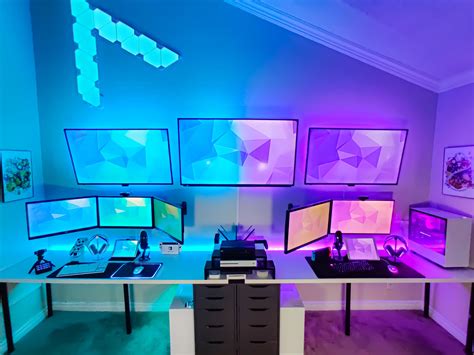 Blue And Purple Gaming Setup Marketplace Discover The Latest Community