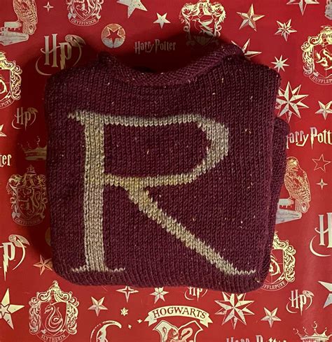 Inspired By Ron Weasley Red Christmas Sweater Etsy