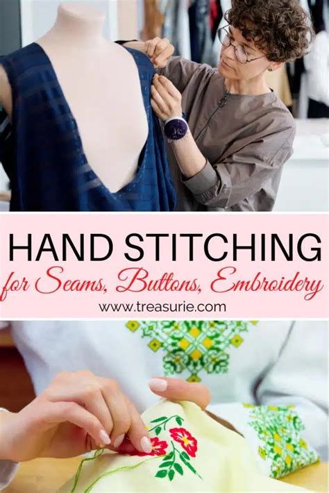 Hand Stitching Best Hand Stitches And Types Treasurie