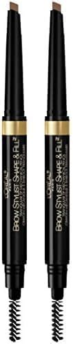 Amazon LOréal Paris Brow Stylist Shape Fill Mechanical Eye Brow Makeup Pencil Brunette