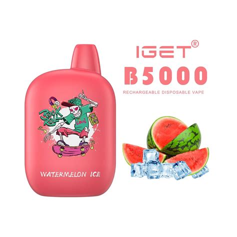 IGET B5000 VAPE 5000 PUFF WATERMELON ICE The Vape Bar