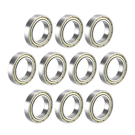 Uxcell Zz Deep Groove Ball Bearing Double Shield Z