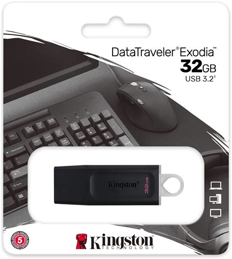 Kingston DataTraveler Exodia 32GB USB 3.2 Flash Drive DTX/32GB | ASG ...