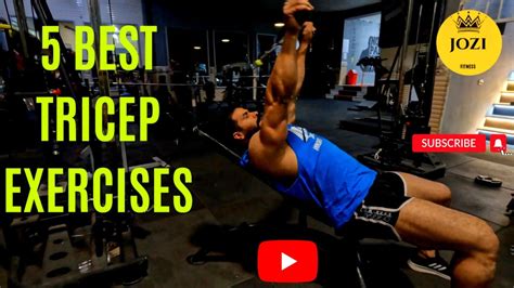 5 Best Tricep Exercises Triceps Workout Youtube