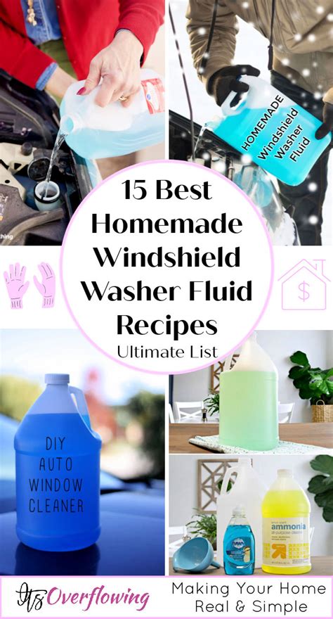 How To Make Homemade Windshield Washer Fluid That Wont Freeze At David