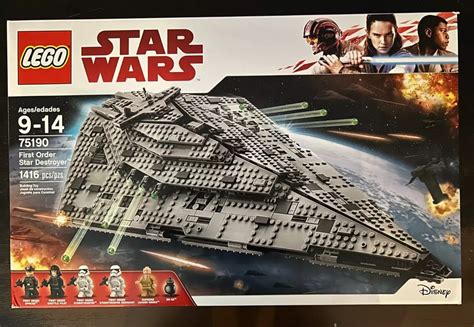 Lego Star Wars Episode Viii First Order Destroyer Building Kit