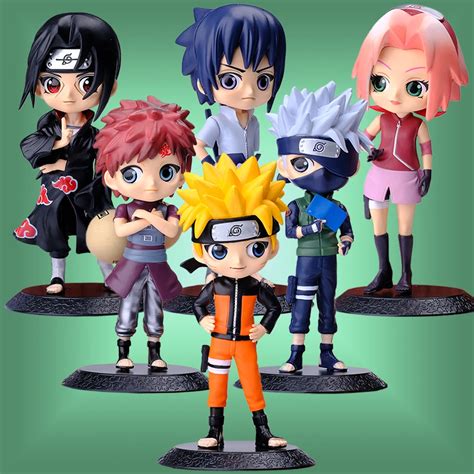 Anime Naruto PVC Figura Modelo Brinquedos Uzumaki Kawaii Hatake Kakashi