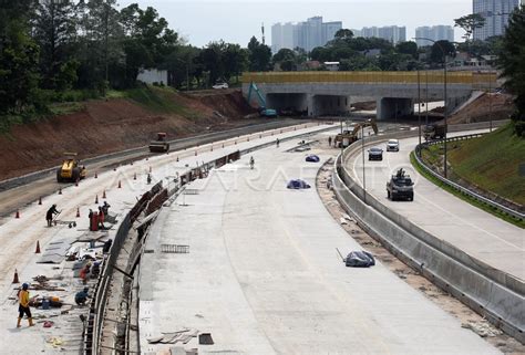 Progres Pembangunan Tol Serpong Balaraja Antara Foto