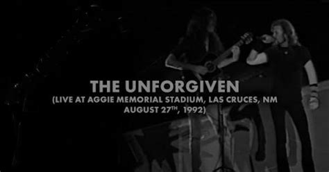 Metallica Pubblicata La Versione Live Di The Unforgiven Con James