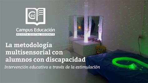 La Metodolog A Multisensorial Con Alumnos Con Discapacidad