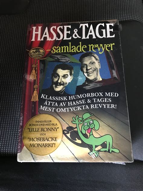 Hasse Och Tage Dvd Box Samlade Revyer K P P Tradera