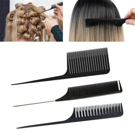 3x Professional Weaving Highlighting Foiling Hair Comb For Salon Hair Balms Ebay