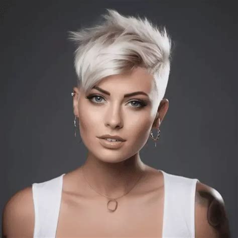 79 Gorgeous Platinum Blonde Hair Colors Ideas For This Year In 2024 Short Blonde Hair Edgy