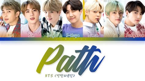 Bts Path Color Coded Lyrics Han Rom Eng Youtube