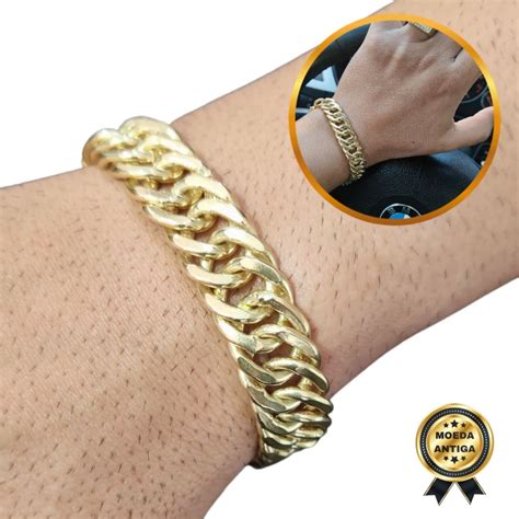 Pulseira Masculina Grumet 15mm 100 Moeda Antiga Shopee Brasil