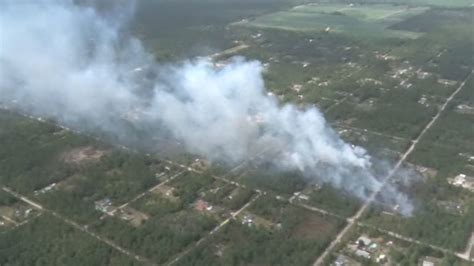 35 homes saved from western Flagler County wildfire