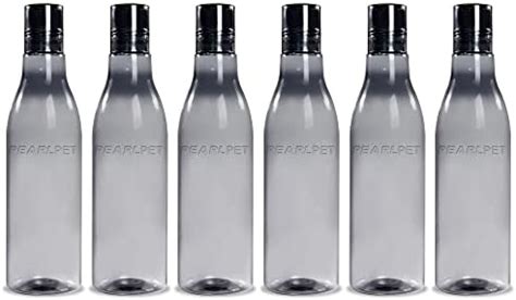 PEARLPET Nile BPA Free Plastic Water Bottle Set Of 6 Pcs Each 1000ml