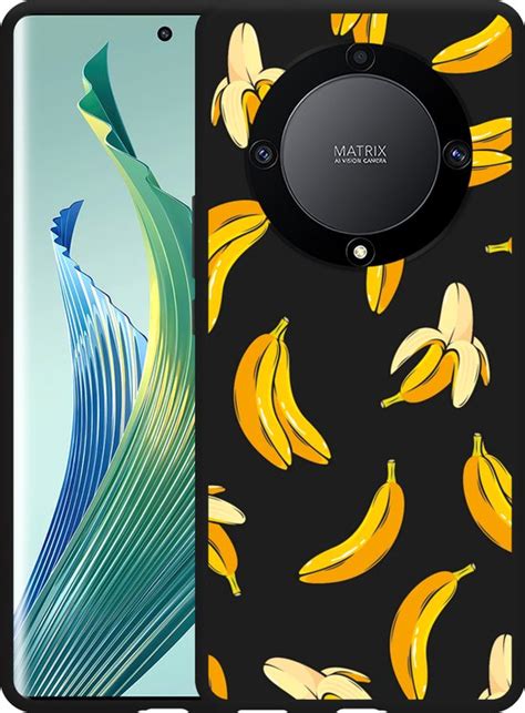 Cazy Hoesje Zwart Geschikt Voor Honor Magic5 Lite Banana Bol