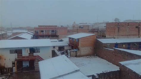 En Zonas Altas De La Sierra Sur Temperatura Nocturna Descendería A 19 Grados Bajo Cero La