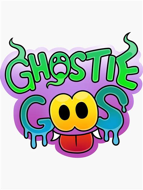 Ghostie Goos Logo Sticker For Sale By Tomstreehouse Redbubble