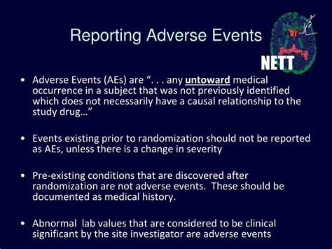 Ppt Adverse Event Reporting Powerpoint Presentation Free Download