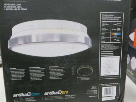 Artika Led Ceiling Light Dimmable Lambrecht Auction Inc
