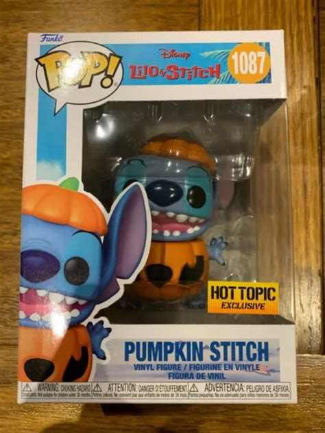 FUNKO POP LILO Stitch Disney Pumpkin Stitch Vinyl Figure Hot Topic PicClick AU