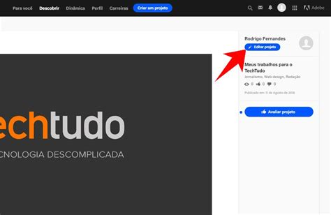 Como Criar Um Portf Lio Online Usando O Behance Utilit Rios Techtudo