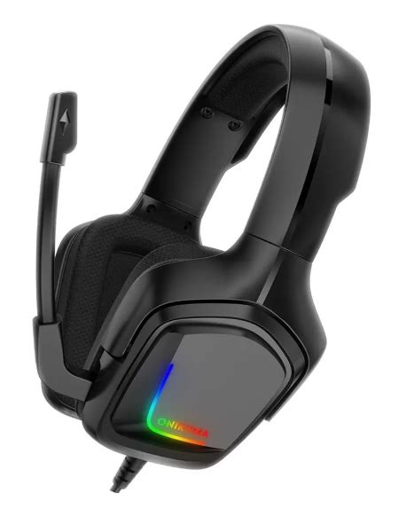 Fone De Ouvido Over Ear Gamer Onikuma K Preto Luz Rgb Led H Brasil