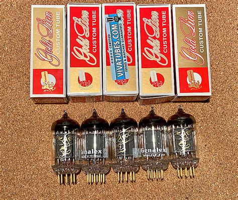 Genalex Gold Lion Ax Ecc Gold Pins Matched Quintet Reverb