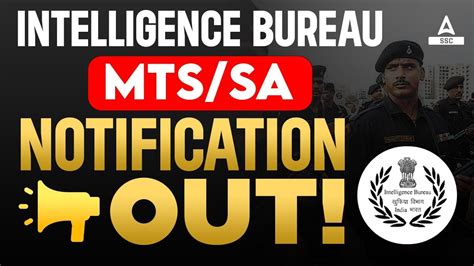 Ib Recruitment Ib Sa Mts Notification Out Ib Security