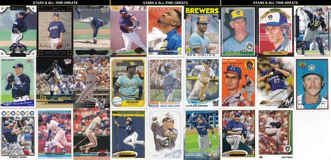 Huge Lot Of Milwaukee Brewers Cards Including Inserts Rookies