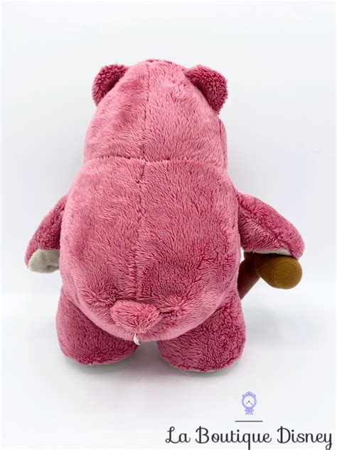 Peluche Lotso Canne Toy Story 3 Disney Ours Rose Fraise 26 Cm