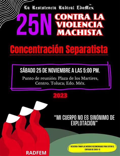 Convocan Mujeres Feministas A La Movilización En Toluca Por El 25n