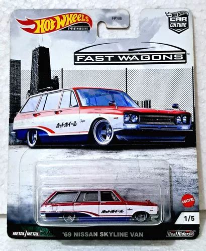 Hot Wheels Premium 69 Nissan Skyline Van Fast Wagons MercadoLibre