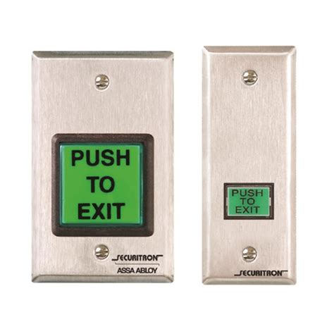 Securitron Eeb3n Emergency Exit Button With 30 Second Timer Narrow