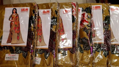 Purnima Saree Uncommon Floral Print Samu Silk Party Saree Collection BD