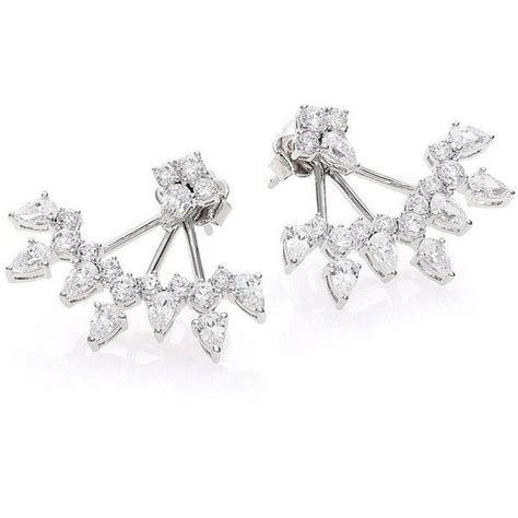 Adriana Orsini Ophelia Faceted Ear Jackets Silver Ear Jacket Ear