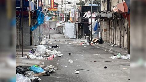 Toneladas De Basura Invaden El Centro De Monterrey