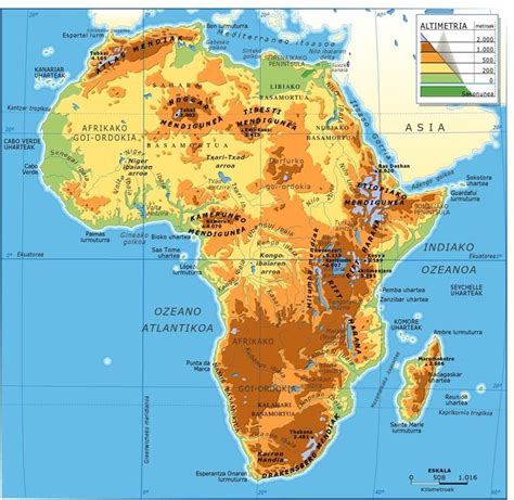 E.V.A. PRIMERO D.B.H: AFRIKA FISIKOA.