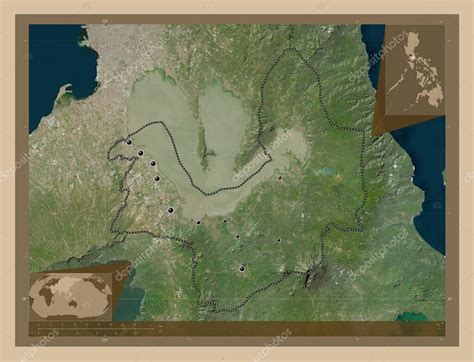 Laguna Province Of Philippines Low Resolution Satellite Map