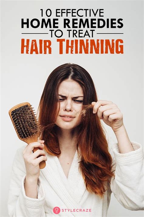 10 Home Remedies And Prevention Tips To Treat Thinning Hair Treat