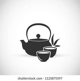 Japanese Tea Pot Icon Vector Stock Vector Royalty Free