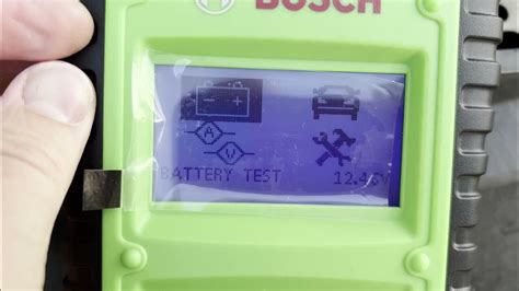 Bosch Bat155 Battery And Charging System Tester Initial Review Youtube