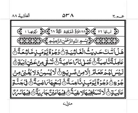 Surah Al Ghashiyah The Quran Online