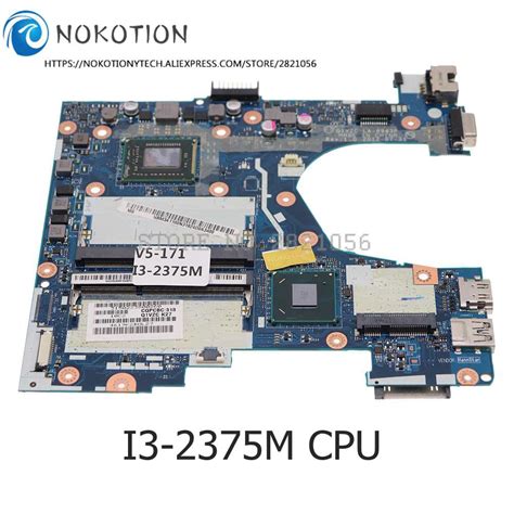 NOKOTION ACER Aspire V5 131 V5 171 Laptop Anakart I3 2375M CPU Q1VZC LA