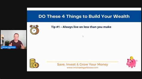 Do These 4 Things To Build Your Wealth Youtube