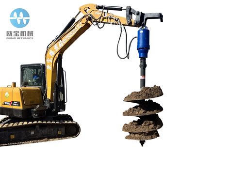 Hydraulic Excavator Auger Drive Hydraulic Auger Drilling Machine