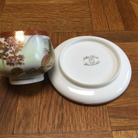 Vintage Hand Painted Soko China Demitasse Cup Saucer Japan Ebay